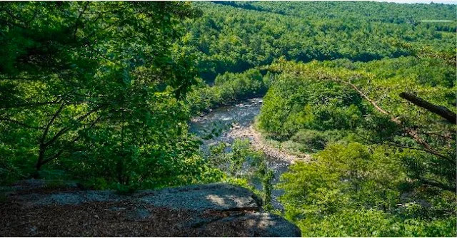 12 Acre Homesite - Ridge view over river and forest
