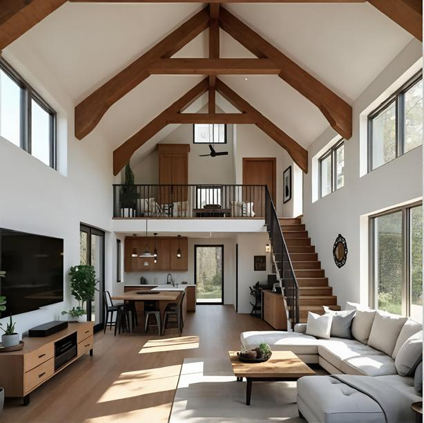 ADU interior open living space