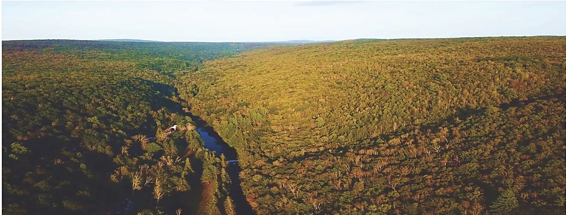 Aerial view of Graystones Preserve