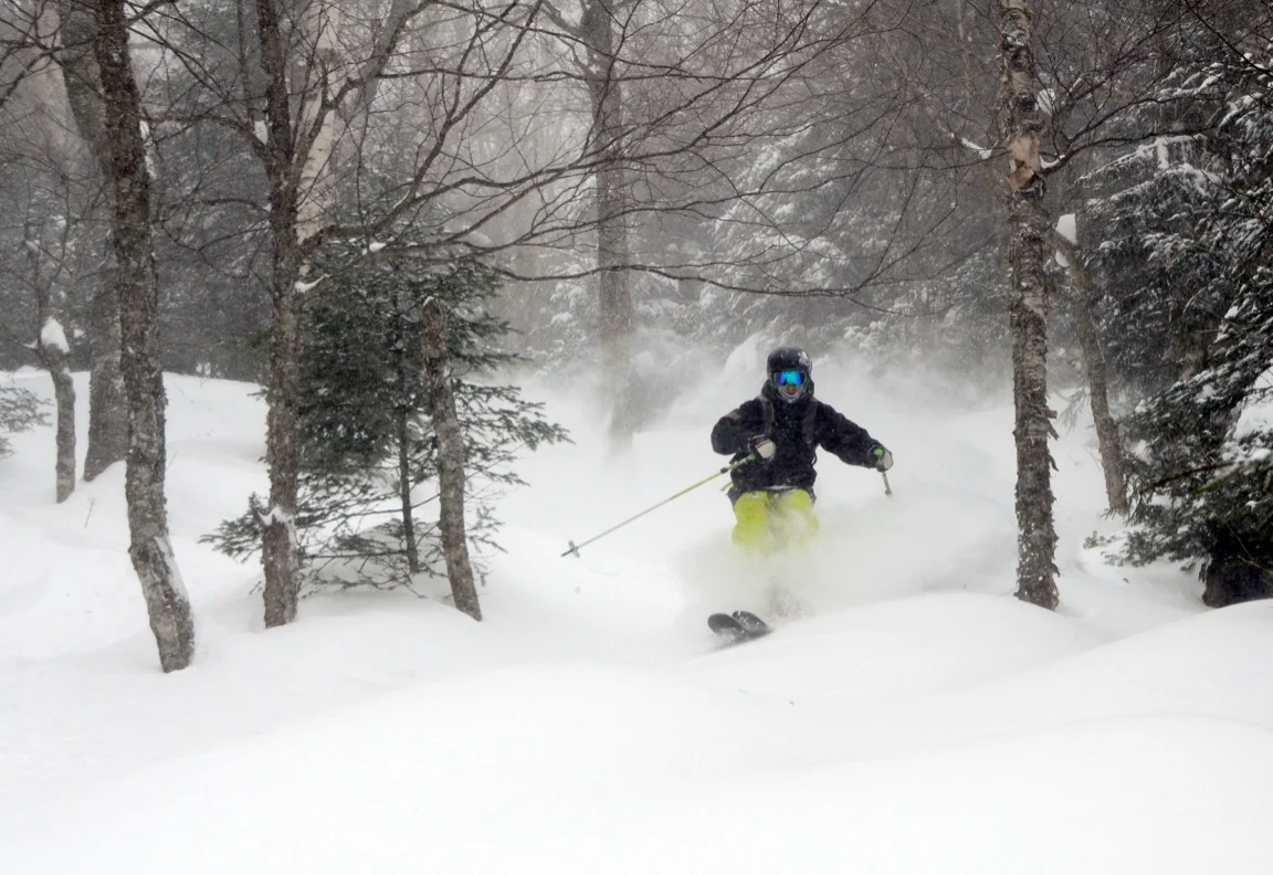 Skiing in the Pocono Mountains near Graystones Preserve