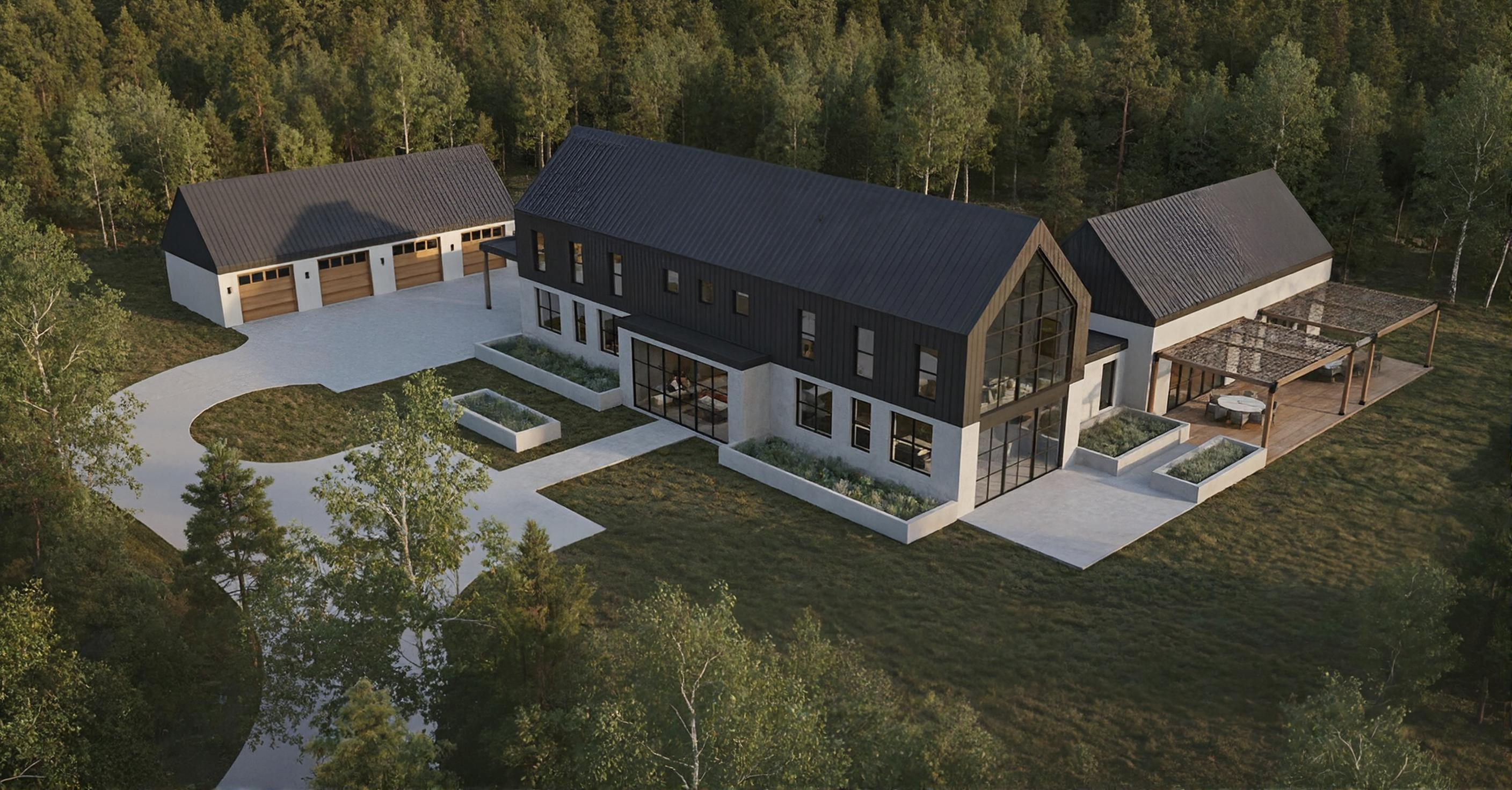 Expansive luxury home with open design
