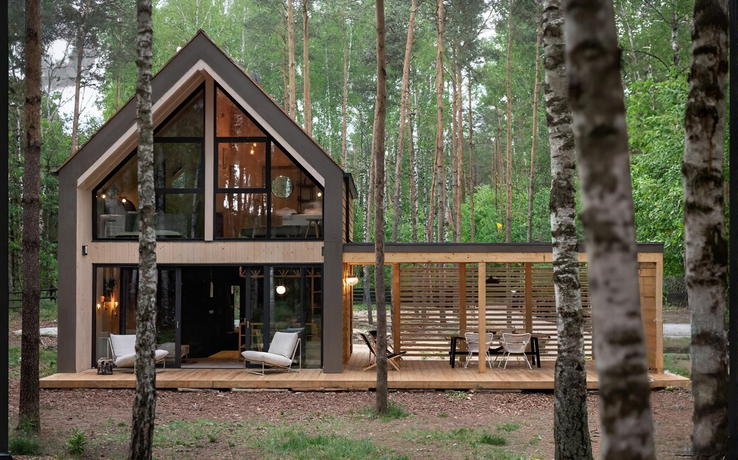 ADU nestled in a natural setting