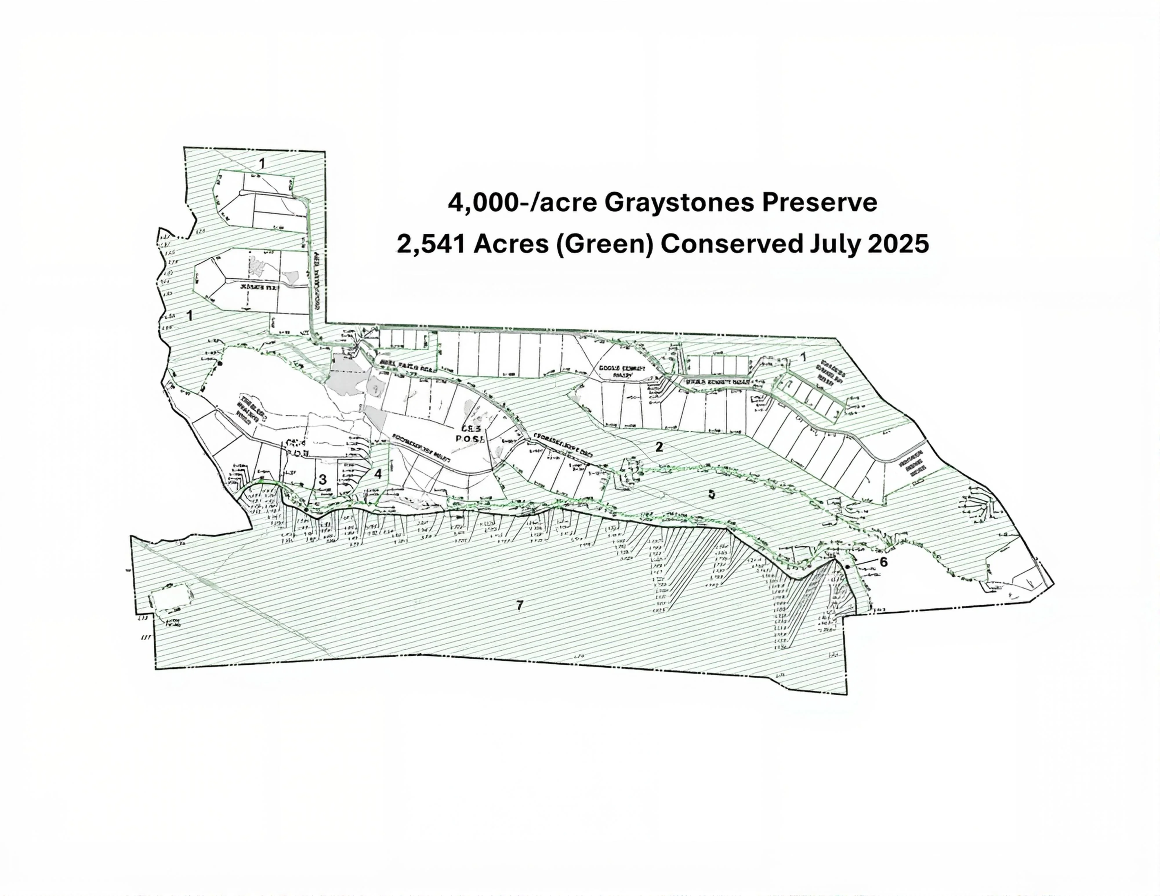 Graystones Preserve Conservation Map
