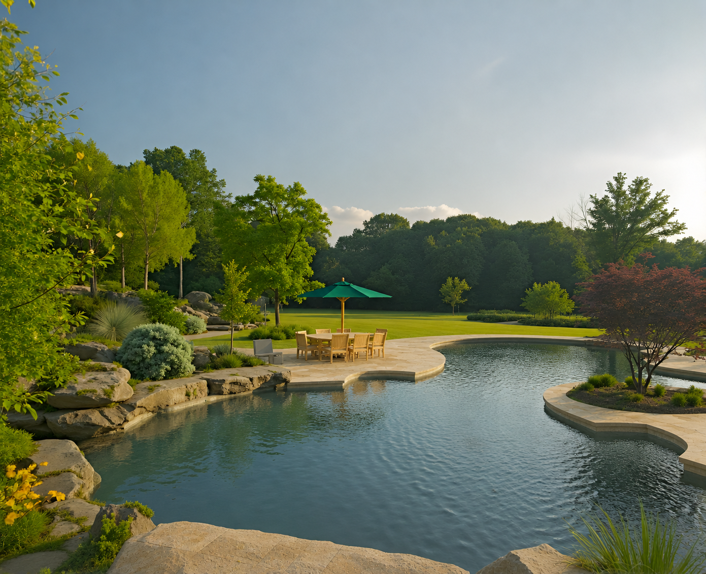 Resort-style pool at Graystones