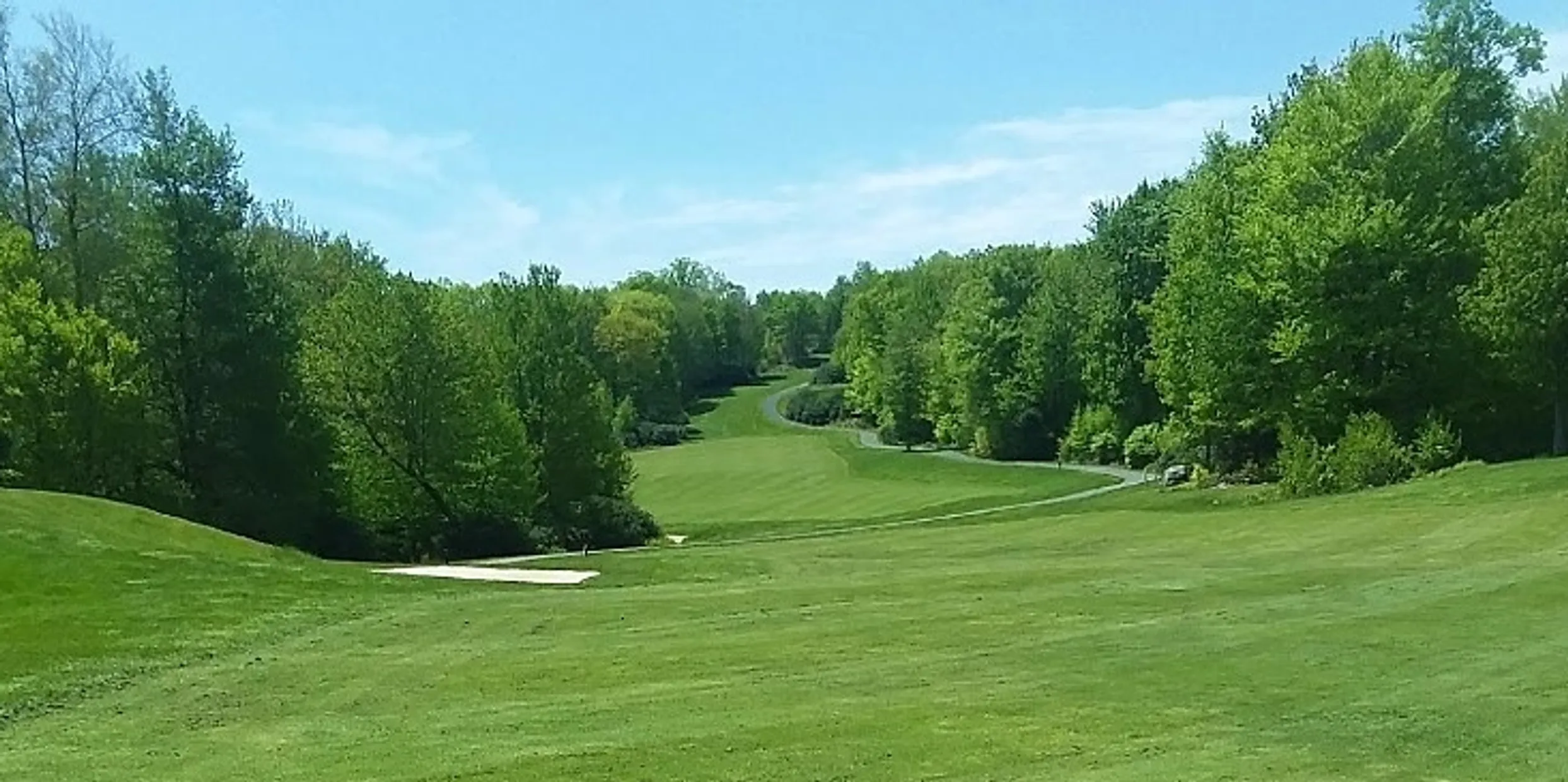 Golf course near Graystones Preserve